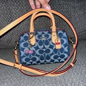 Coach Denim Mini Rowan
